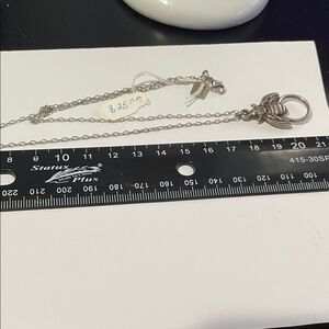 Elegant Silver Necklace with bee 🐝 Pendant